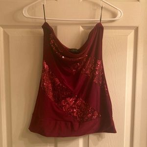 Beautiful holiday sleeveless top